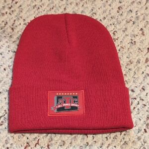 ALL THINGS CHEER Red Beanie One Size New